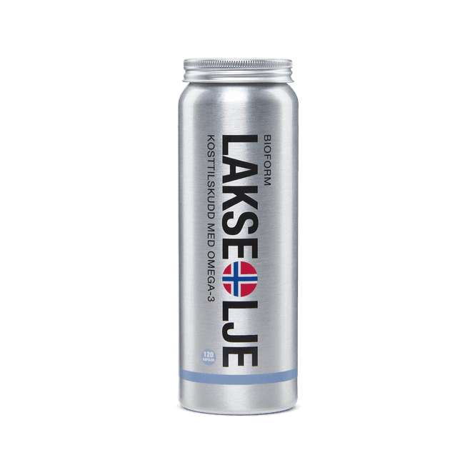 Hovedbilde Lakseolje Omega-3, 120 kapsler